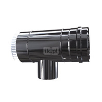 Trójnik rewizyjny redukcyjny 87' MK ŻARY PR AFKR-R PS 110-160 x 100-150 do odprowadzania spalin