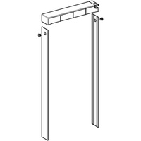 Zestaw pokrywy i okładzin bocznych do modułu sanitarnego Geberit Monolith do WC wiszącego, H101, indywidualizowany, aluminium sz