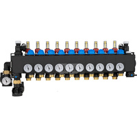 ProCalida CC 1 na 10 obiegów grzewczych, rotametry 0,75÷3,75 l/min