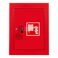 Hydrant DN52 wnękowy z kołyską, wąż 15m, zamek patent, RAL 3000