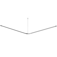 LEHNEN CONCEPT PRO Wieszak zasłony prysznicowej, stal nierdzewna 90 x 90 cm