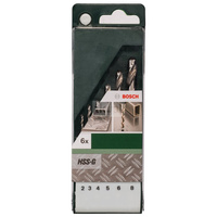 ZESTAW WIERTEŁ DO METALU 6PC