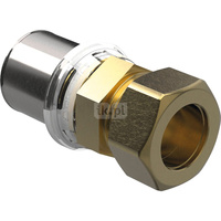 Śrubunek przejściowy GEBERIT Volex, mosiądz, 16 x 15 (MZ x nakrętka)