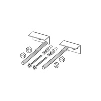 Mocowanie stelaża podtynkowego proste TECE profil