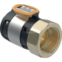 Złączka przejściowa GEBERIT FlowFit, brąz krzemowy bezołowiowy, 2'' x 50 mm (GW x łącznik zaprasowywany)