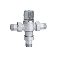 Zawór mieszający regulowany pokrętłem, z zaworami zwrotnymi i filtrami 1" 45÷65 st. C