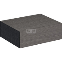 Szafka Xeno2 boczna 60 cm, szary mat płótno