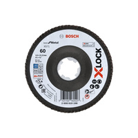 Tarcze listkowe z systemem X-LOCK, wersja kątowa, płyta z włókniny 115 mm, G 60, X571, Best for Metal, 1 szt. D= 115 mm, G= 60, 