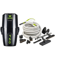 Pakiet jednostka centralna Green Line 150 z zestawem do sprzątania Komfort z wężem o dł. 9m z włącznikiem on/off