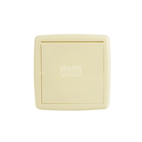 Gniazdo wyrzutowe kremowe (dwuklapkowe)