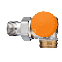 Automatyczny zawór termostatyczny z ogranicznikiem przepływu w technologii AFC, Eclipse DN15,G3/4,kąt.-nar.prawy 