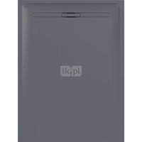 Brodzik prostokątny Geberit Sestra 160x70 cm, grafit