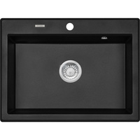 Deante Eridan Zlewozmywak granitowy 1-komorowy bez ociekacza - grafit metalik