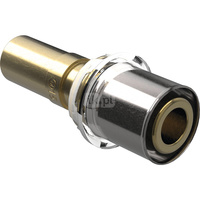 Złączka przejściowa GEBERIT Volex, brąz, 50 mm, DN 40 x 42 mm x DN 40 (MZ x końcówka wciskowa)