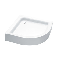 STANDARD PLUS brodzik półokrągły 80 cm, ze zintegrowaną obudową