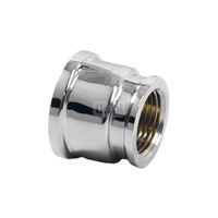 Mufa FERRO redukcja, mosiądz (chrom), 1/2'' x 3/8'' (GW)