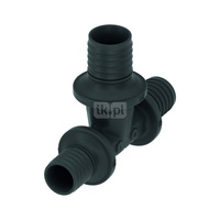 Trójnik TECE flex redukcja 90' PPSU 25 mm x 16 mm x 20 mm (kw x kw x kw)