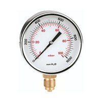 Manometr do gazu 3/8" 0-100 D80