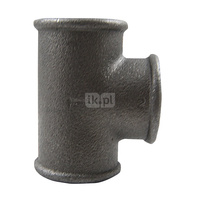 Trójnik nakrętny B1 czarny 1 1/4"