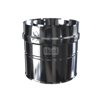 Adapter pionowy stal nierdzewna MK ŻARY PR PS AD GR45 fi110-160 x 100-150 mm do kanałów wentylacyjnych okrągłych