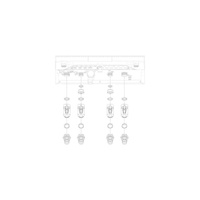 Zestaw przyłączy hydraulicznych do kotła FGB (przyłącze kątowe)