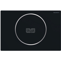 Przycisk uruchamiający Geberit Sigma10, przedni, czarny mat, easy-to-clean