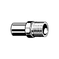 Element wsuwany Prestabo VIEGA 1111.1 Jednoczęściowy, stal (Ocynk galwaniczny/elektrolityczny) / stal, 18 mm, 1/2'' (kw x gz), 50 mm