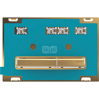 Przycisk uruchamiający Geberit Sigma50, przedni, uniwersalny, przyciski: mosiądz