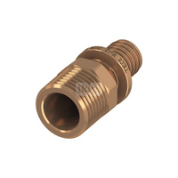 Nypel przejściowy TECE flex, brąz, 32 mm x 1'' (zz x GZ)