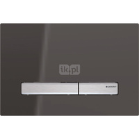 Przycisk uruchamiający Geberit Sigma50, przedni, szkło dymione