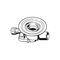 Advantix-odpływ łazienkowy korpus nr wzoru 4921.66 DN: 70 odpływ poziomy