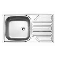 Deante Legato Zlewozmywak 1-komorowy z ociekaczem - satyna