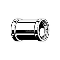 Mufa Prestabo VIEGA 1115.5XL Jednoczęściowy, stal (Ocynk galwaniczny/elektrolityczny) / stal, 16 mm x 108 mm (mz x mz), 145 mm z uszczelką