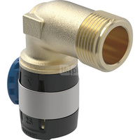 Kolano przejściowe 90' GEBERIT FlowFit, brąz bezołowiowy, 1'' x 25 mm (GZ x łącznik zaprasowywany)
