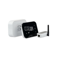 Termostat internetowy SALUS iT500 bezprzewodowy bateria (akumulator) z wyświetlaczem + odbiornik