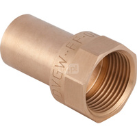 Złącze GEBERIT Mapress Kupfer przejściowe, brąz, 22 mm, DN 20 (końcówka wciskowa x gw)