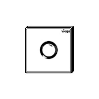 Przycisk uruchamiający do pisuaru Prevista Visign for Public 12 spłukiwanie na podczerwień stal nierdzewna, nr wzoru 8635.2 płytka maskująca: stal nierdzewna szczotkowana