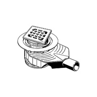 Advantix Top-odpływ łazienkowy nr wzoru 4914.10 DN: 50 H zab.: 90–110 odpływ poziomy