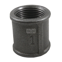 Złączka równoprzelotowa nakrętna /mufa/ M2 czarna 2 1/2"