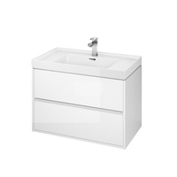 SET B105 CREA 80 BIAŁY ZMONT ( SZAFKA +UMYWLAKA) WIRT.