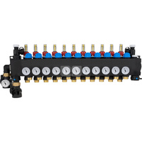 ProCalida CC 1 na 11 obiegów grzewczych, rotametry 0,75÷3,75 l/min