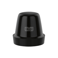 Kapturek dla zaworów grzejnikowych odcinających, czarny