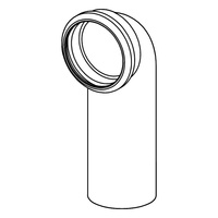 Kolano odpływowe DN 90 TECE profil