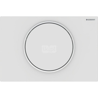 Przycisk uruchamiający Geberit Sigma10, przedni, biały mat-biały-biały mat, easy-to-clean