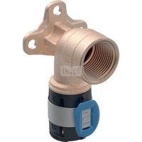 Kolano 90' GEBERIT FlowFit, brąz bezołowiowy, 3/8'' x 20 mm (GW x łącznik zaprasowywany), 36 mm