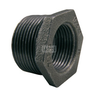 Złączka nakrętno-wkrętna /redukcja/ N4 czarna 2"x1 1/4"