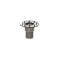 Korpus wpustu Practicus DN100, odpływ pionowy, z kołnierzem dociskowym