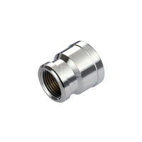 Mufa redukcyjna PERFEXIM 510, mosiądz (chrom), 1/2 x 3/8 (gw x gw), PN16 bar